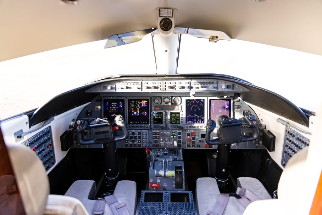 Lear Plane Cockpit